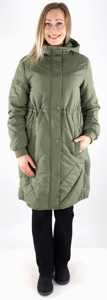 JDY Damjacka Diana Long Hood kalamata - Lätta jackor för damer - 132707 - 1