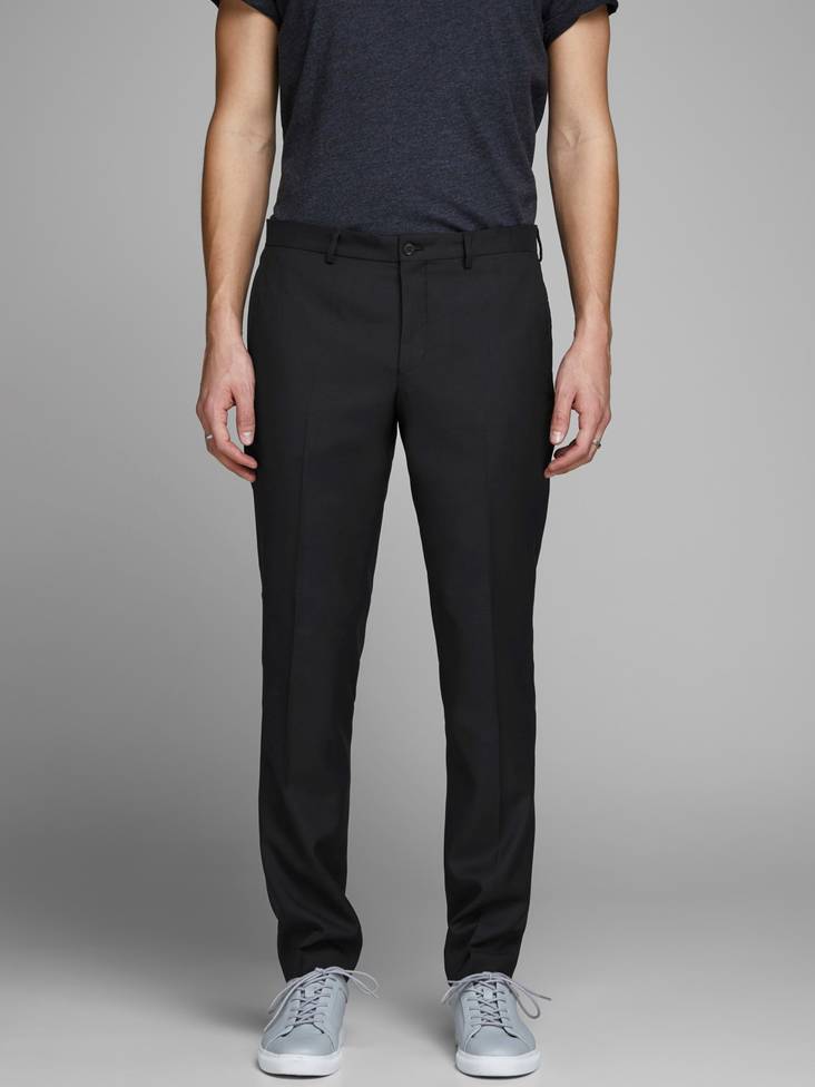 Jack & Jones stretchiga kostymbyxor Slim fit Solaris svart - Kostymer för herrar - 123407 - 1