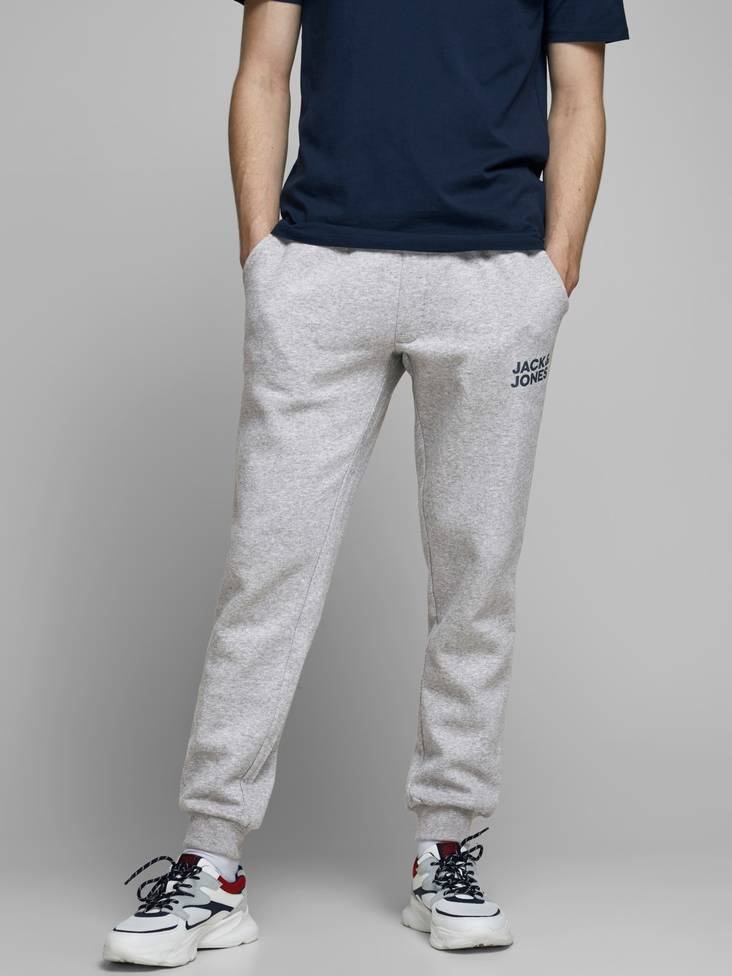 Jack & Jones herr collegebyxor Gordon ljusgrå - Byxor för herrar - 129847 - 1