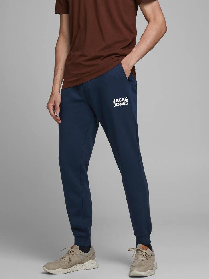 Jack & Jones mjuka herr collegebyxor Gordon mörkblå - Byxor för herrar - 129857 - 1