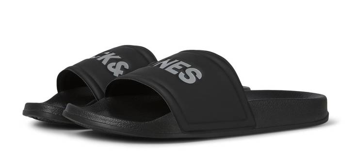 Jack&Jones Slip-ins för pojkar, anthracite - Sandaler för herrar - 131237 - 1