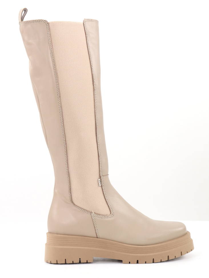 Musse&Cloud dam Stövlar i läder 29146260/BGE Jasmie beige - Stövlar för damer - 132637 - 1