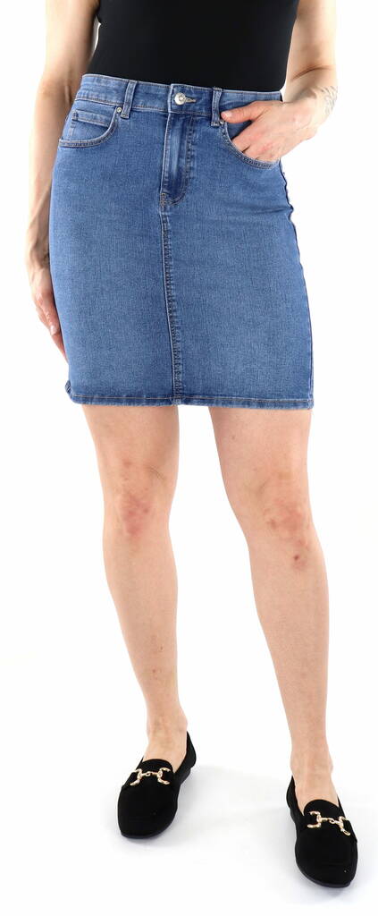 Only Denimkjol Wonder HW medium blue - Kjolar - 136067 - 1