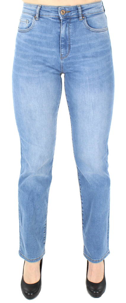 Only Jeans Nahla hw straight ljusblå - Jeans för damer - 125417 - 1