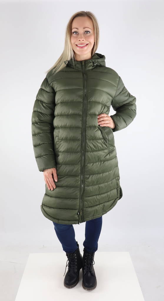 Only dam lättviktsjacka med huva Melody quilted forest night - Lättviktsjackor för damer - 131787 - 1