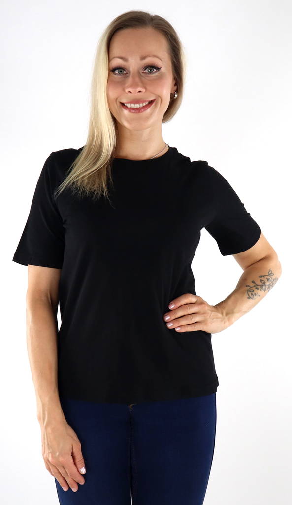 Only T-shirt s/s t-shirt jrs svart - T-shirts för damer - 133917 - 1