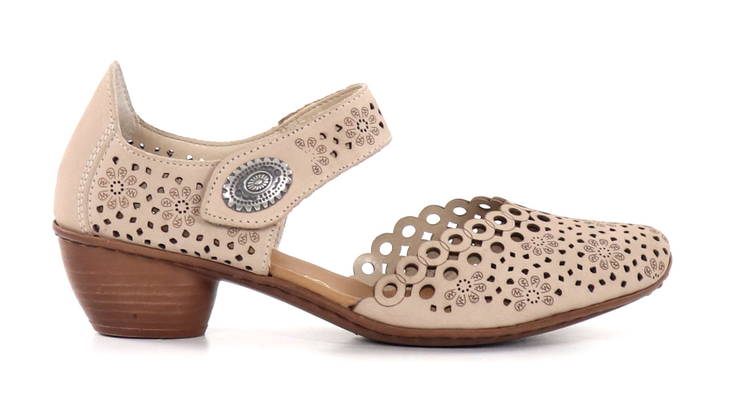 Rieker promenadskor för damer 43753-61 beige - Rieker promenadskor - 135687 - 1