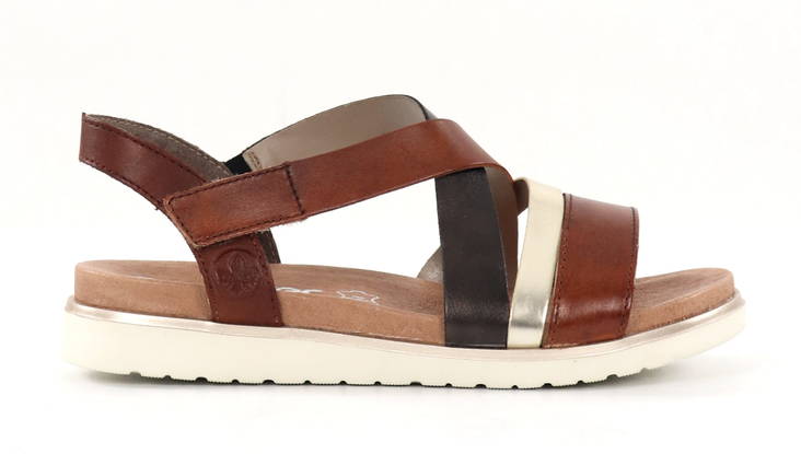Rieker damsandaler V5073-24 brun - Rieker sandals - 135547 - 1