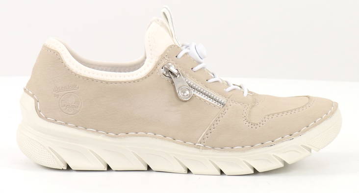 Rieker dam Promenadskor 55065-60 beige - Rieker sneakers - 133077 - 1