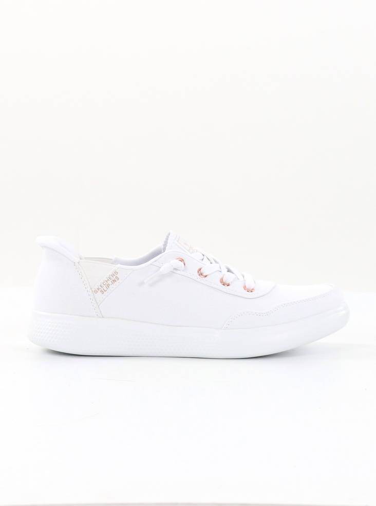 Skechers Slip-Ins sneakers för damer 114815/WHT BOBS SKIPPER - KEEP IT SWEET vit - Skechers sneakers - 135857 - 1