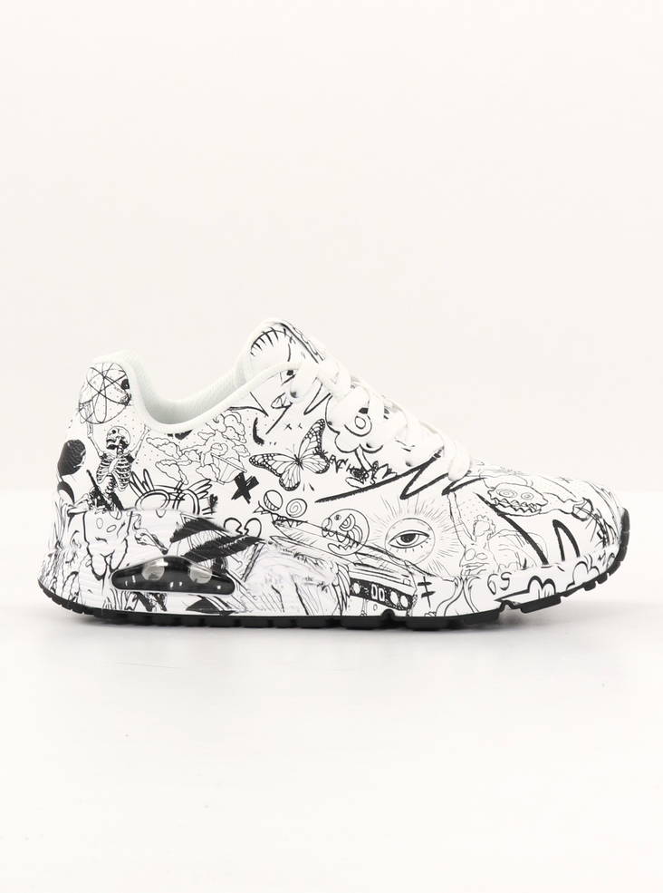 Skechers dam sneakers 177972/WBK UNO - PROCESSSKETCH - Skechers sneakers - 135737 - 1