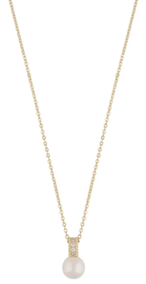 Snö of Sweden Halsband Lydia guld/vit - Halsband - 135317 - 1