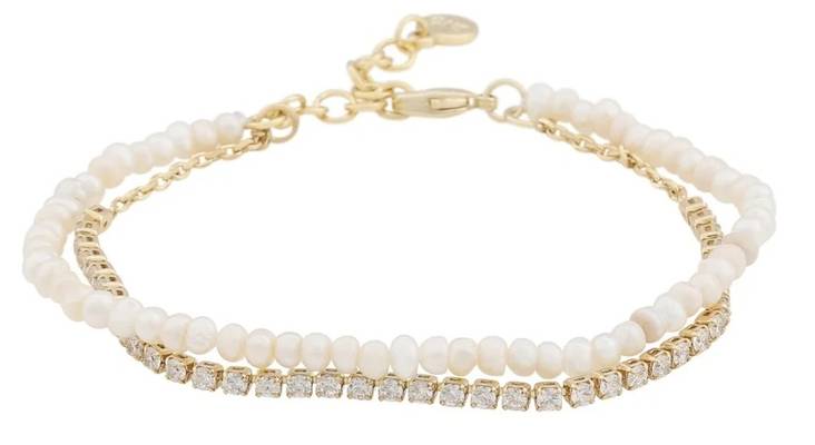 Snö of Sweden Armband Saga g/klar - Armband - 134997 - 1