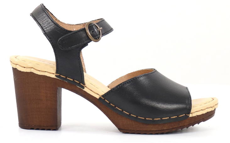 Ten Points dam sandaler i läder 60259 Amelia svart - Sandaler för damer - 130447 - 1