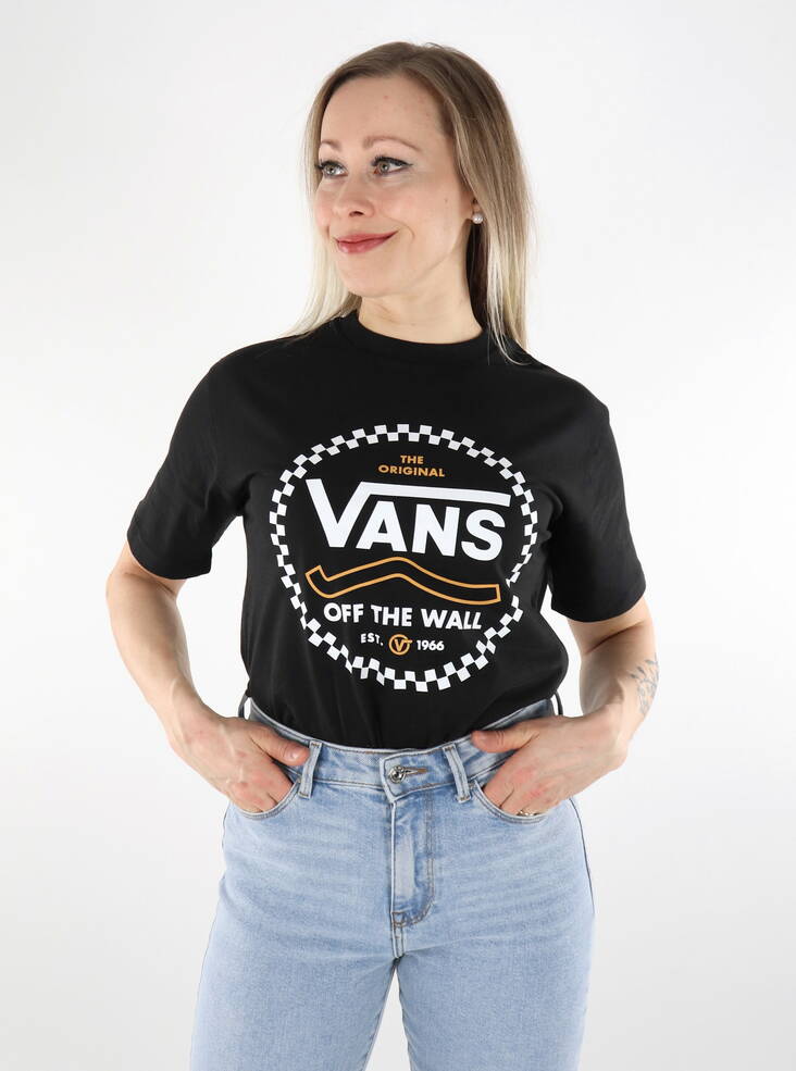 Vans unisex t-shirt Round Off svart - T-shirts för damer - 136127 - 1