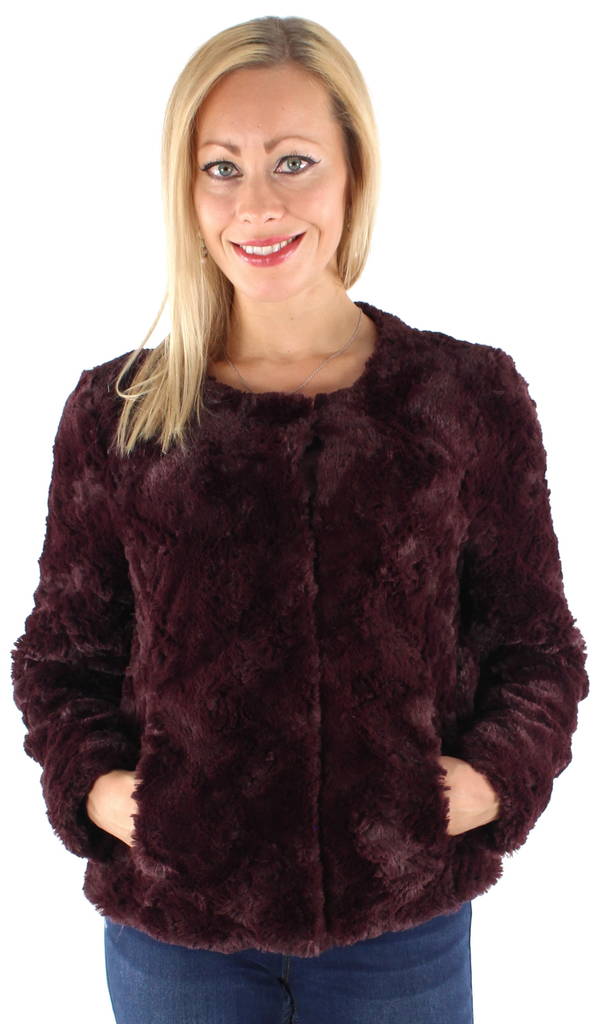Vero Moda Jacka Curl Short winetasting - Lätta jackor för damer - 121447 - 1