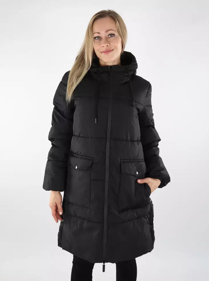 Vila vinterkappa dam Vadderad svart - Vinterjackor för damer - 137007 - 1