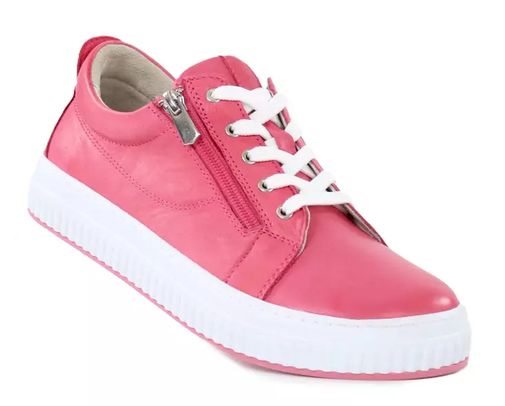 Andrea Conti damsneakers i äkta läder 00690030084 korall - Sneakers för damer - 138517 - 1