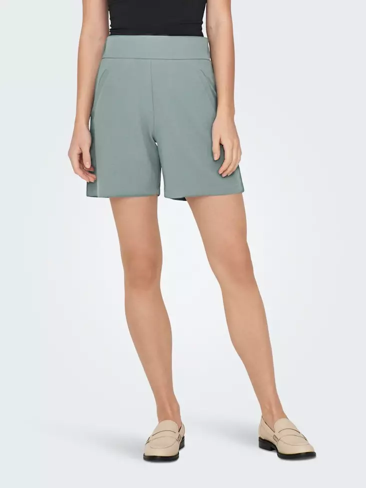 JDY damshorts silverblå - Shorts och capribyxor för damer - 138527 - 1