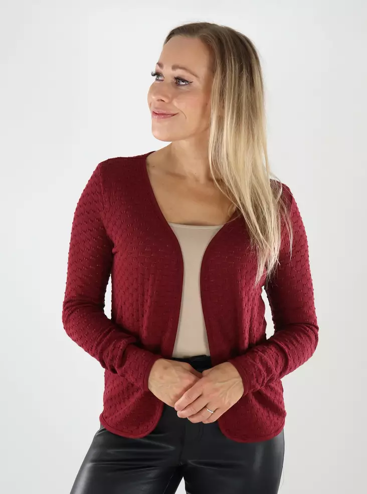 Only damkofta Life cabernet - Stickat för damer - 138997 - 1