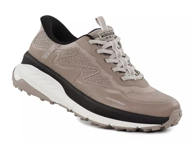 Skechers vattentäta sneakers för kvinnor 180257/TPBK SWITCH BACK - MIST taupe/svart - Skechers sneakers - 139407 - 1