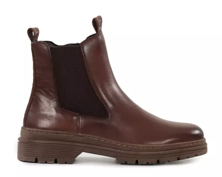 Tamaris damstövletter 25436-41 muskatläder - Tamaris ankelboots - 139427 - 1