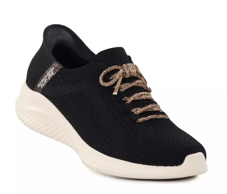 Skechers damsneakers 150464/BKRG ULTRA FLEX 3.0 - DIAMOND DREAMER svart/rosaguld - Skechers sneakers - 139527 - 1