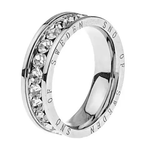 Snö of Sweden ring Rio sten silver/klar - Ringar - 140267 - 1