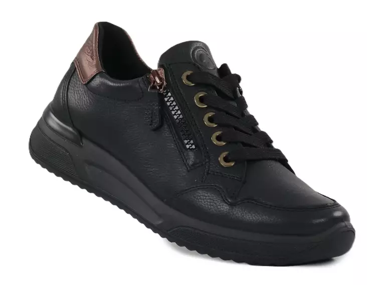 Ara promenadskor 12-52604 svart K-läst - Breda läst promenadskor - 141557 - 1