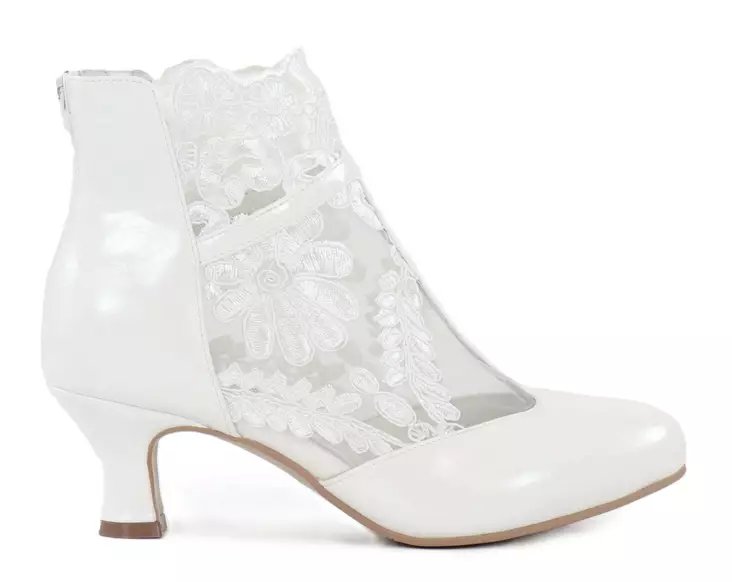 Chantana damstövletter i spets 641-01 vit - Stövletter och kängor för damer - 140707 - 1