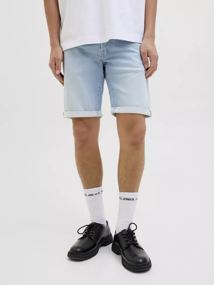 Jack&Jones jeansshorts för män Rick blå denim - Shorts och capribyxor för herrar - 138367 - 1