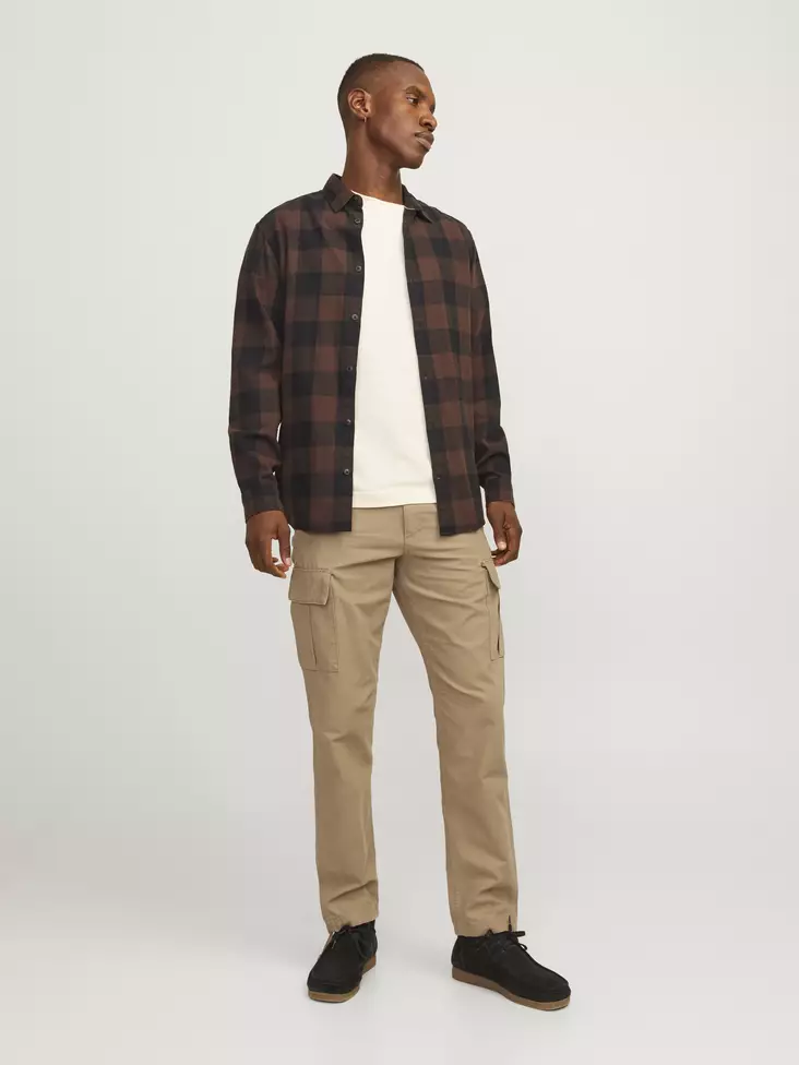 Jack&Jones cargobyxor Kane Barkley elmwood - Byxor för herrar - 138937 - 1
