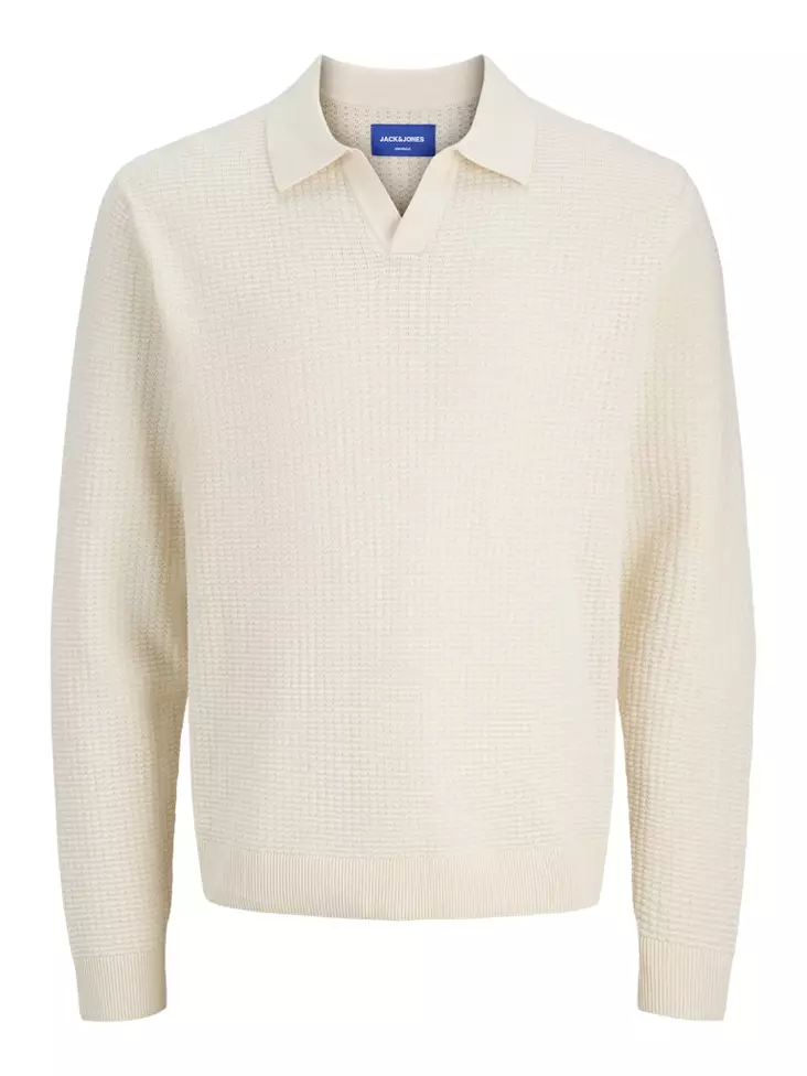 Jack&Jones herrtröja Greene polo sea salt - Stickat för herrar - 139817 - 1