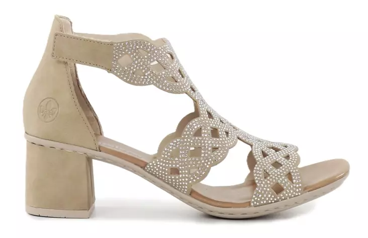 Rieker damsandaler 64773-61 beige - Rieker sandals - 138307 - 1