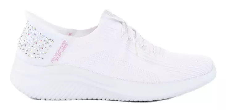 Skechers dam sneakers 150175/WHT ULTRA FLEX 3.0 - SHINING GLITZ vit - Skechers sneakers - 137127 - 1