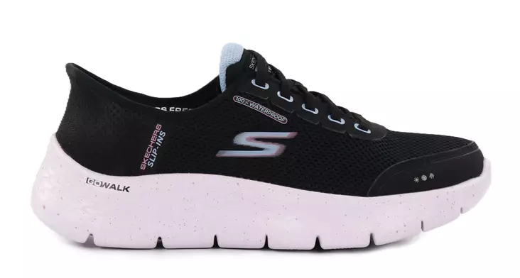 Skechers vattentäta sneakers dam 124846/BKMV GO WALK FLEX - CLEAR CREEK svart/mauve - Skechers sneakers - 138327 - 1