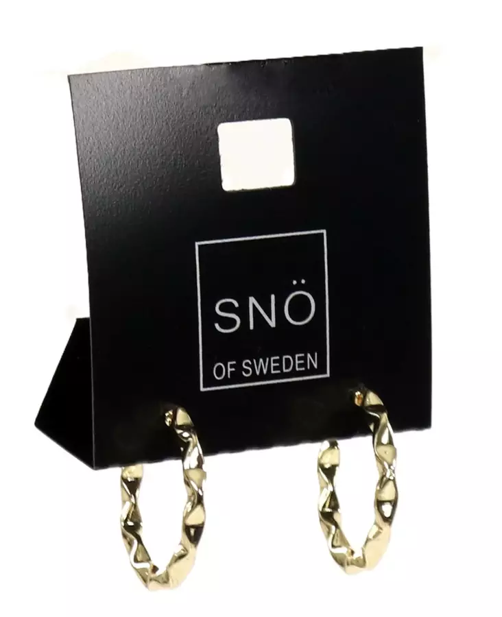 Snö of Sweden Örhängen Aero ring guld - Örhängen - 136707 - 1