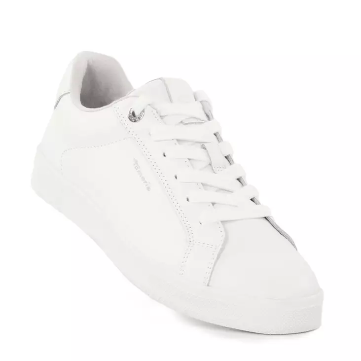 Tamaris äkta läder sneakers 23622-42 vita uni - Sneakers för damer - 138047 - 1