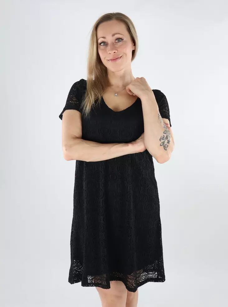 Vero Moda spetsklänning V-Neck black - Klänningar och tunikor - 138567 - 1