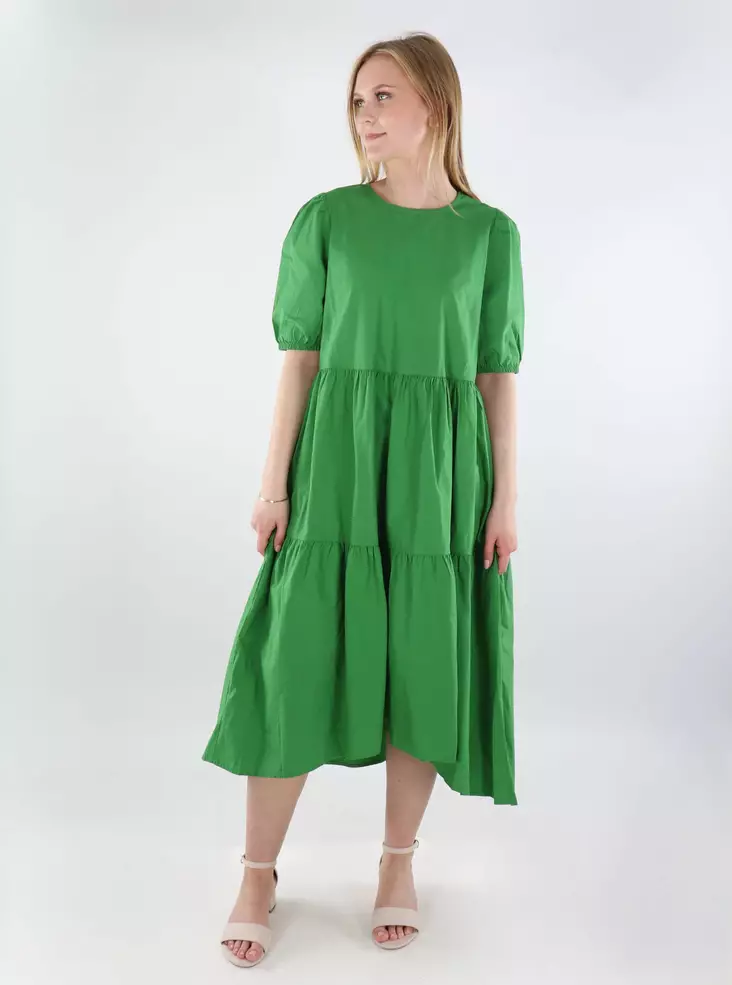 Vero Moda casual klänning 2/4 O-hals kalv mintgrön - Klänningar och tunikor - 138457 - 1