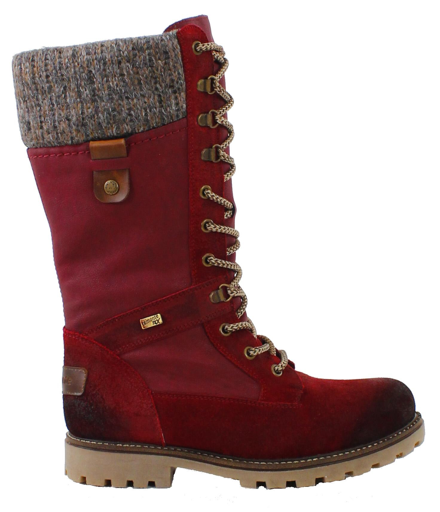 Rieker Stövlar D7477-35 röd - Stilettoshop.se webbutik