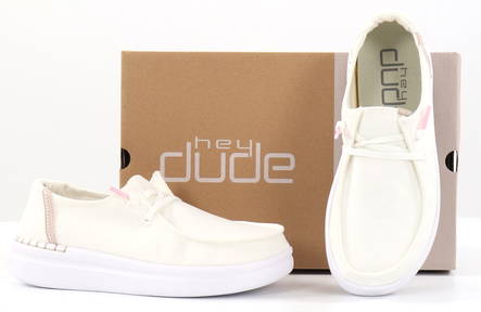 HEYDUDE Skor Wendy rise spark white - Promenadskor för damer - 133668 - 2