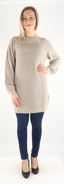 JDY Stickad Klänning Whitney Megan cement - Klänningar och tunikor - 131938 - 1