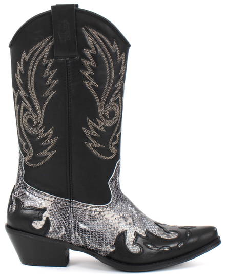 Johnny Bulls Boots 9634 svart/orm - Boots - 130208 - 1