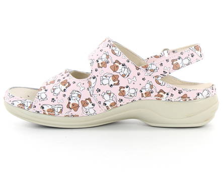 Maskintvättbara Sandaler läder dogs - Arbetsskor för damer - 126978 - 2