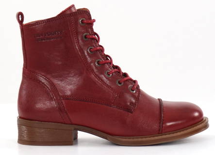 Ten Points Ankelboots 60004 Pandora vinröd - Stövletter och kängor för damer - 134018 - 1