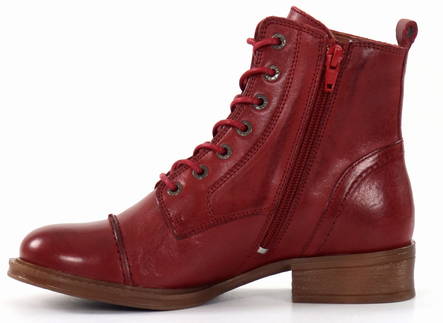 Ten Points Ankelboots 60004 Pandora vinröd - Stövletter och kängor för damer - 134018 - 2