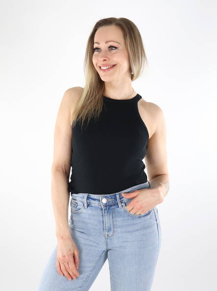 Vero Moda dam Rib topp svart - Toppar för damer - 135828 - 1
