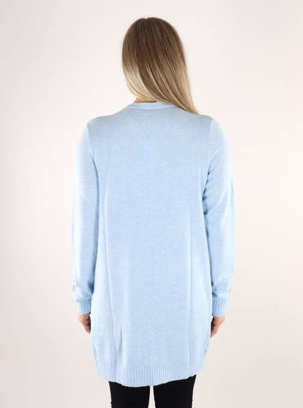 Vila Ril Open cardigan Kentucky blå - Stickat för damer - 135188 - 2