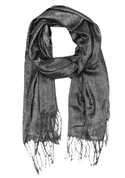 Veniz glittrande partyscarf 62720 svart - Halsdukar för damer - 138318 - 2